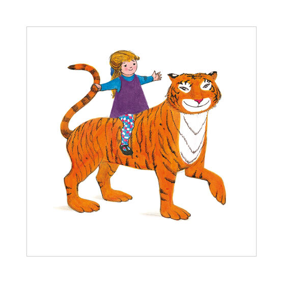 Judith Kerr The Tiger Who Came to Tea greetings card